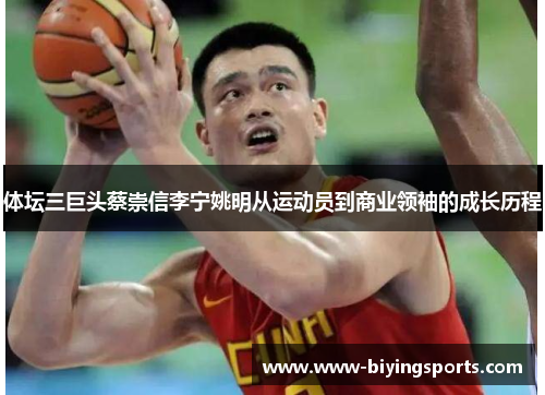 体坛三巨头蔡崇信李宁姚明从运动员到商业领袖的成长历程